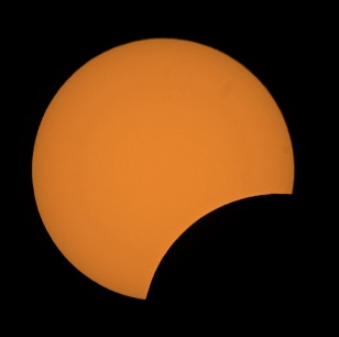 foto ECLISSI PARZIALE DI SOLE