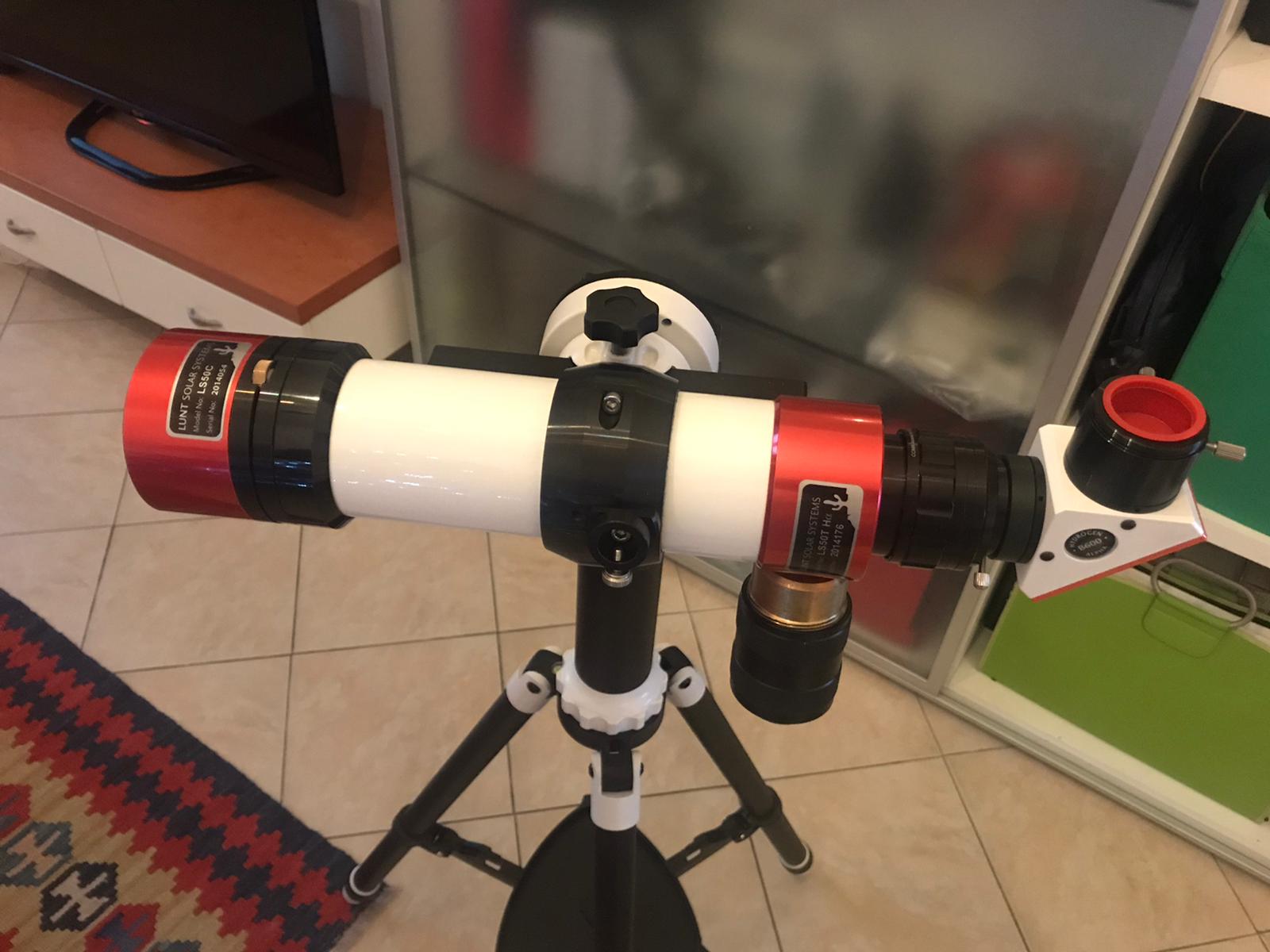 foto Telescopio solare Lunt LS50THa 50 mm Pressure Tuner